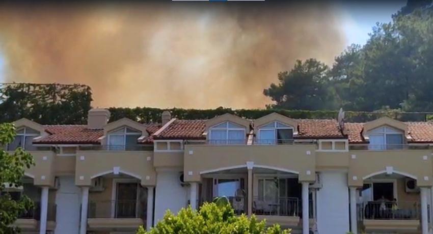 Marmaris’te yangın yıl dönümünde yine orman yangını