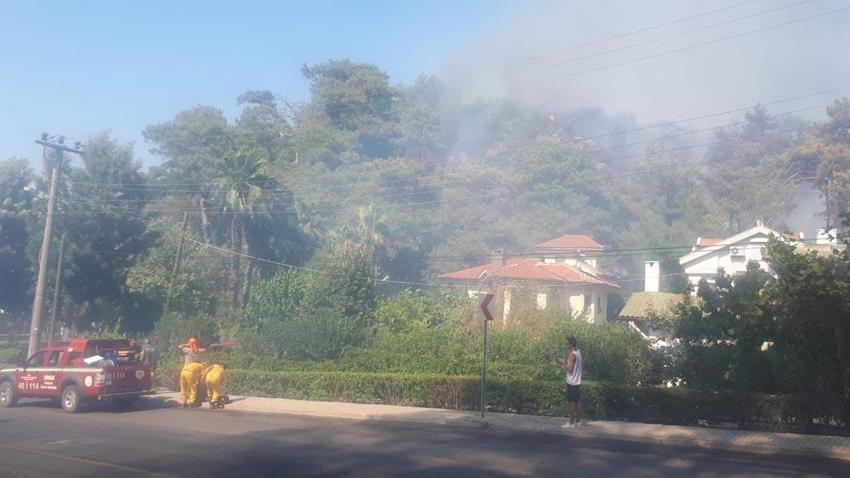 Marmaris’te yangın yıl dönümünde yine orman yangını
