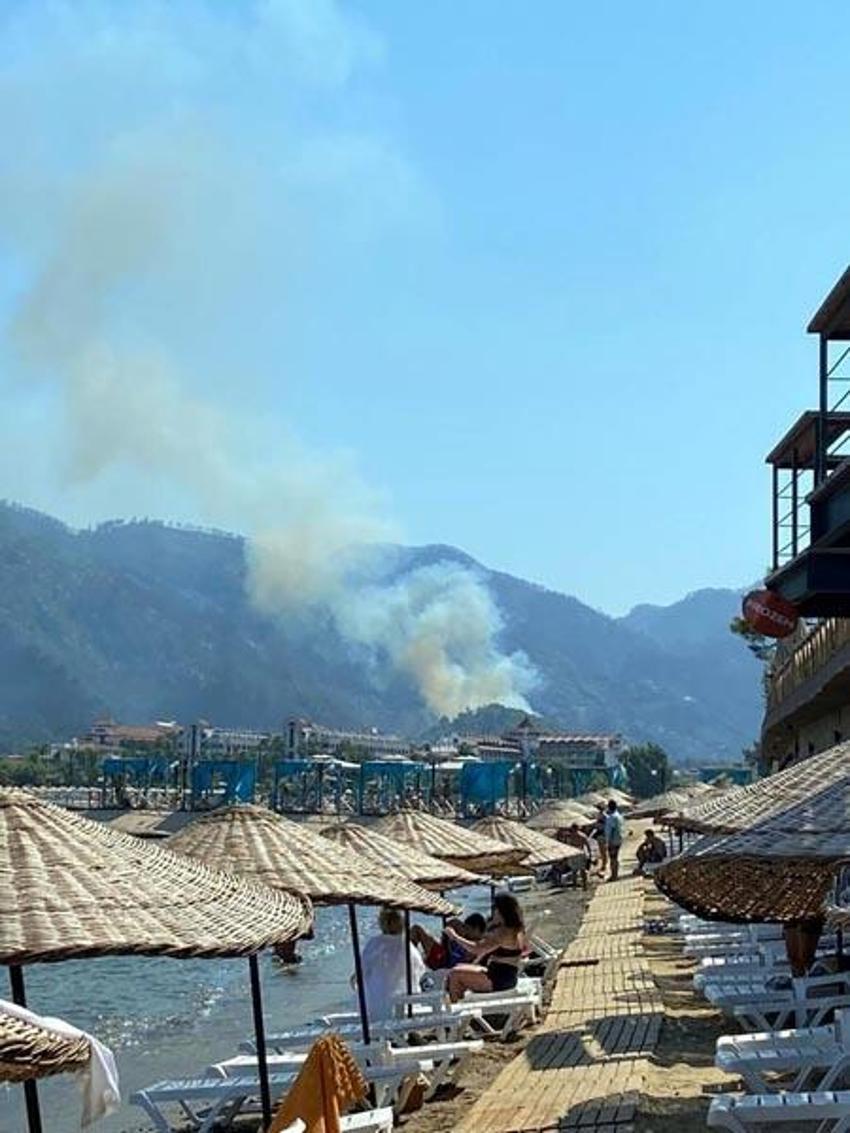 Marmaris’te yangın yıl dönümünde yine orman yangını