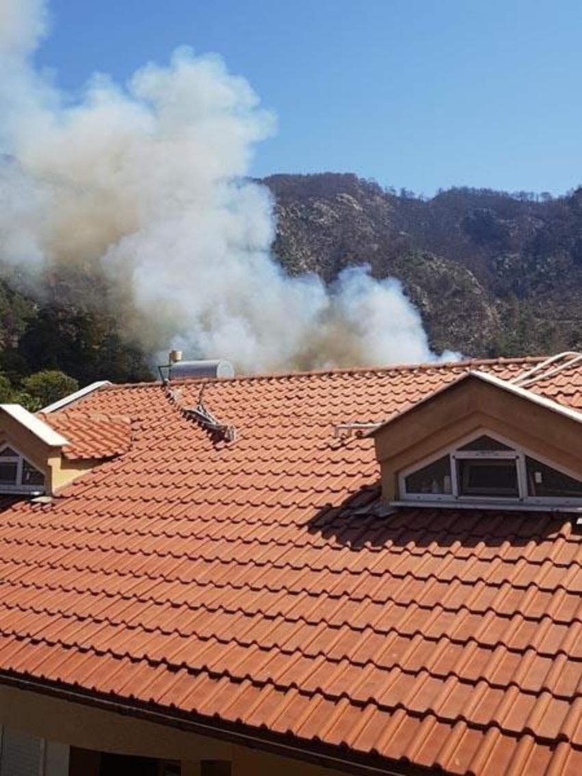 Marmaris’te yangın yıl dönümünde yine orman yangını