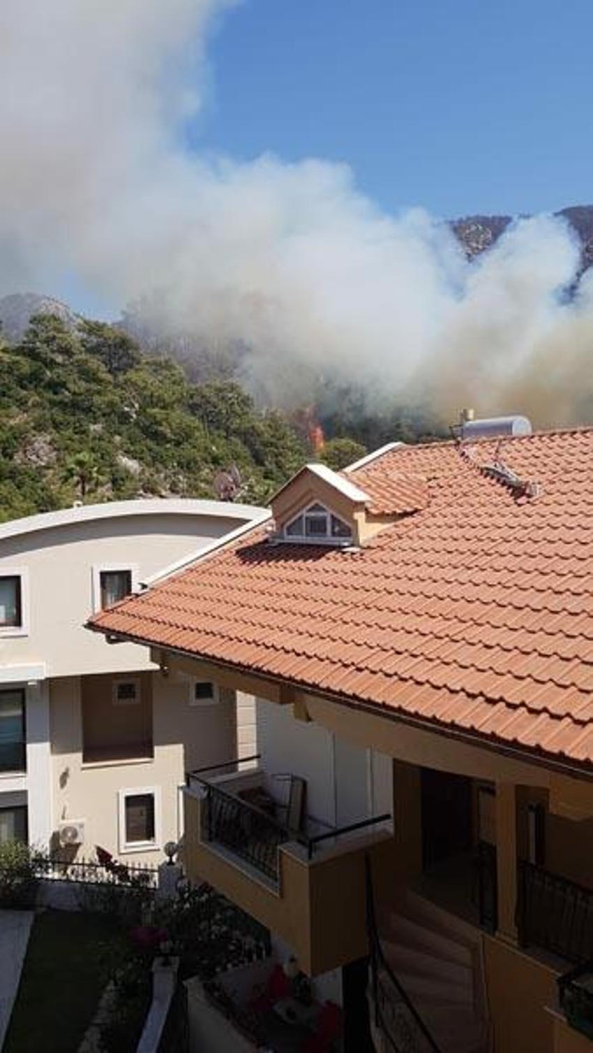 Marmaris’te yangın yıl dönümünde yine orman yangını