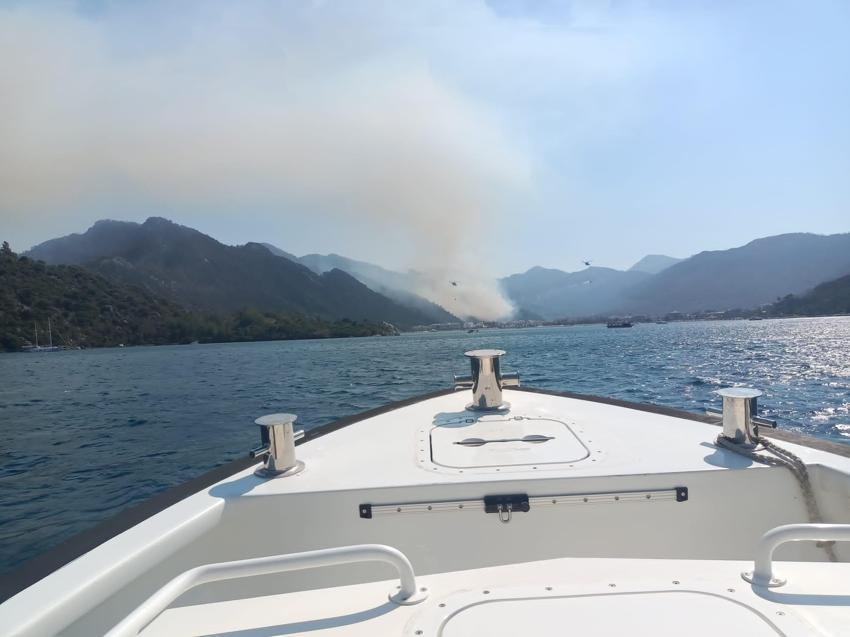 Marmaris’te yangın yıl dönümünde yine orman yangını