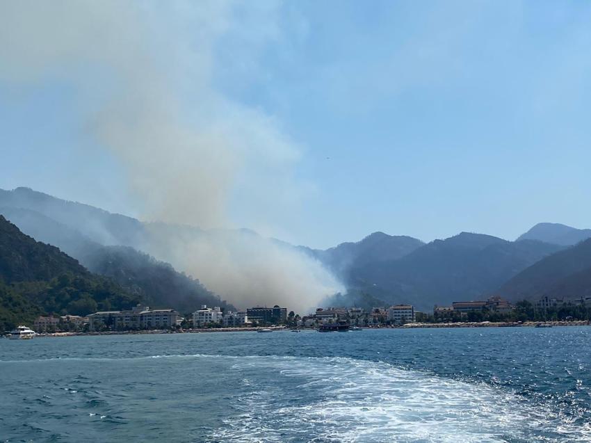 Marmaris’te yangın yıl dönümünde yine orman yangını