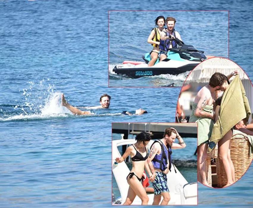 Ünlü isimlerin tatil keyfi! Merve Boluğur yeni aşkıyla görüntülendi