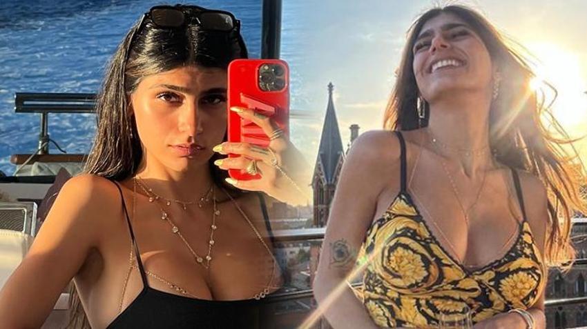 Mia Khalifa'nın pozları sosyal medyaya damga vurdu!
