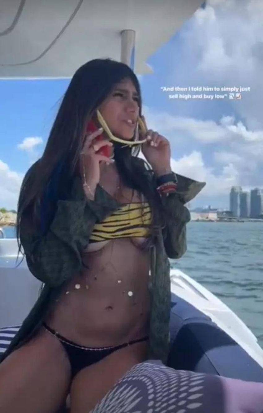 Mia Khalifa'nın pozları sosyal medyaya damga vurdu!