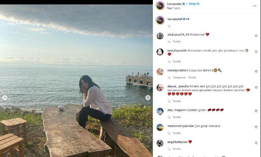 Havva Öztel kızı Aleyna Tilki'yi Rize’de yalnız bırakmadı! Dikkat çeken paylaşım...