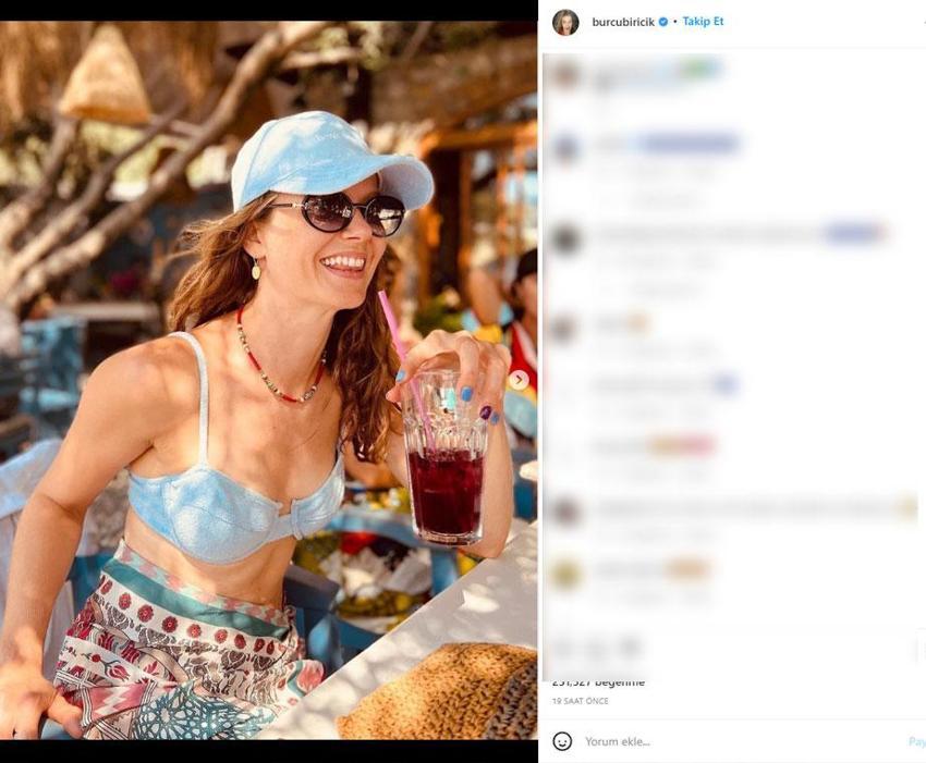 Camdaki Kız'ın Nalan'ı Burcu Biricik'in bikinili pozuna beğeni ve yorum yağdı! ‘Aman Feride görmesin’
