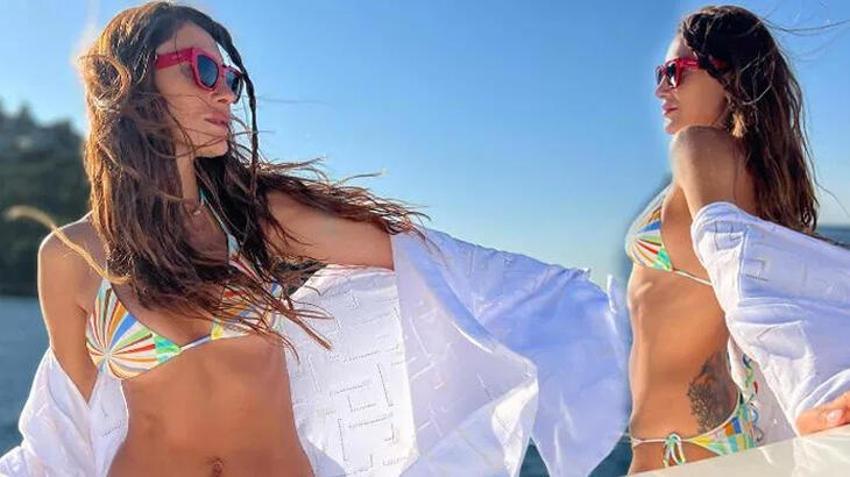 Merve Oflaz ile Allan Hakko'dan romantik tatil! Aşka geldiler...