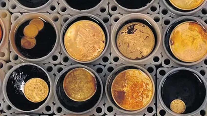 Tonlarca altın ortaya çıktı! 1 milyon dolarlık altın, gümüş sikkeler, tuğla ve değerli taşlar...