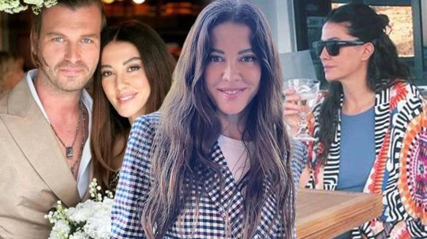 Başak Dizer'in doğum kiloları gitti! Tatil fotoğraflarını paylaştı