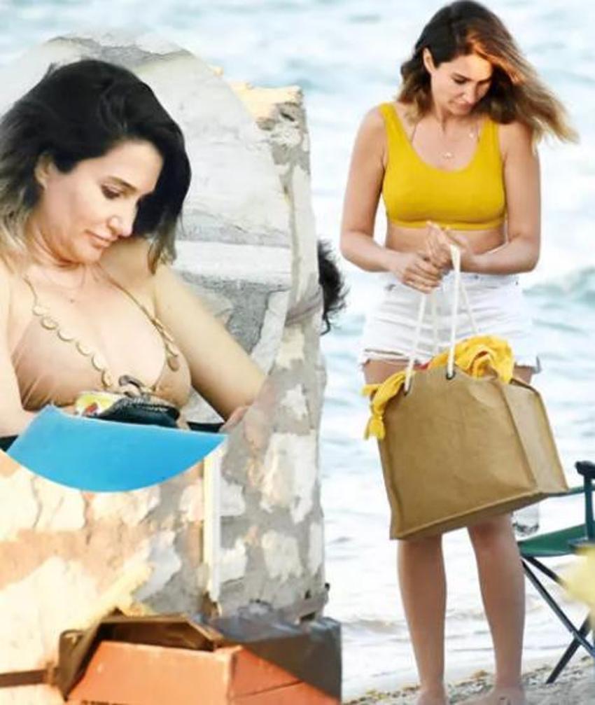 Hatice Şendil poz vermelere doyamadı! "Aşkım tekrar çek"