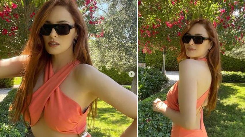 Mine Tugay son pozlarıyla olay yarattı! 'Sen nasıl bir kadınsın'