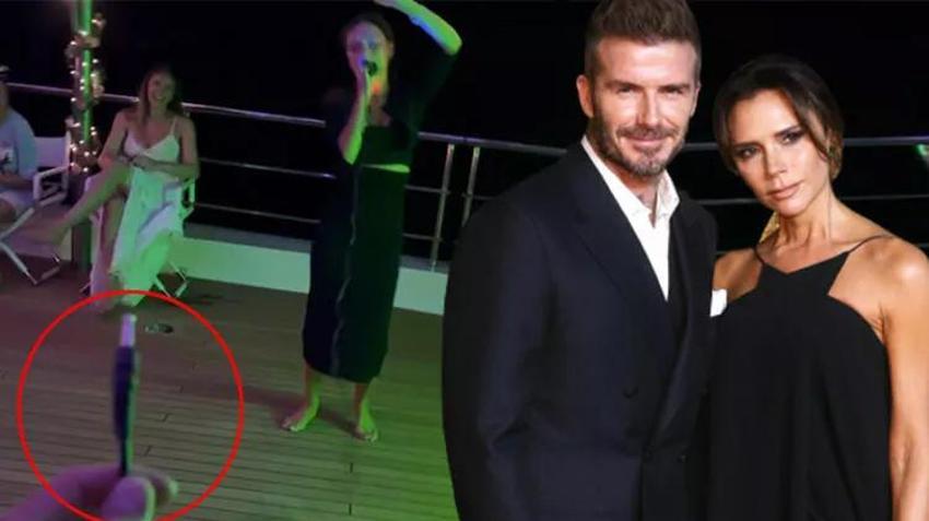 David Beckham, kızı Harper Beckham'la birlikte konserde!