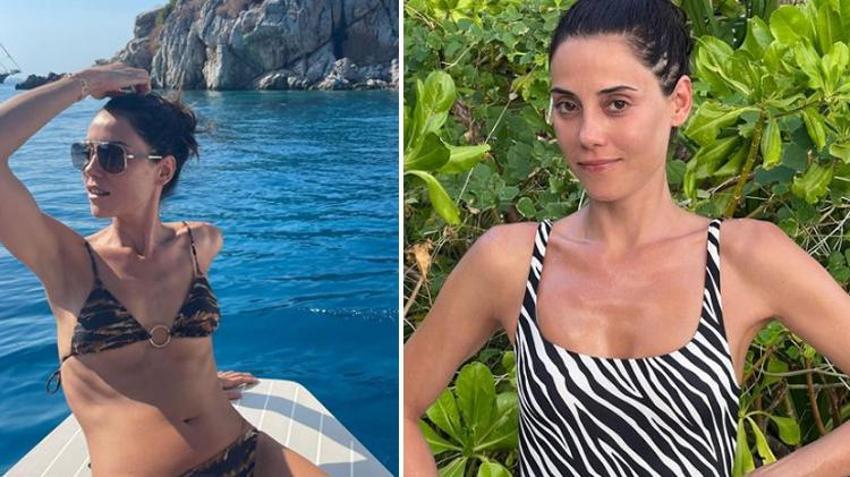 Cansu Dere'den gün batımı pozu!