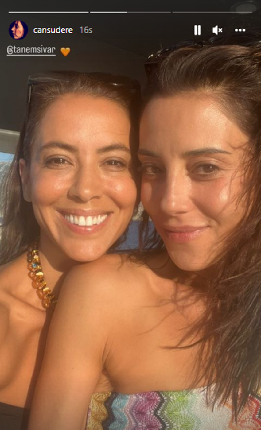 Cansu Dere'den gün batımı pozu!