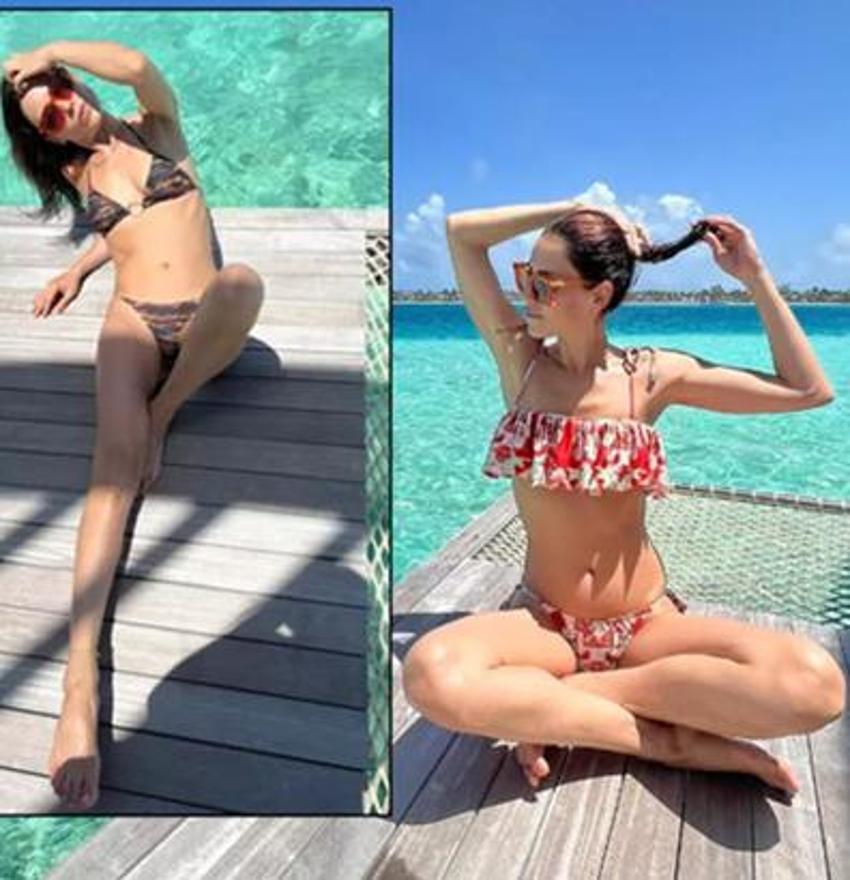 Cansu Dere'den gün batımı pozu!