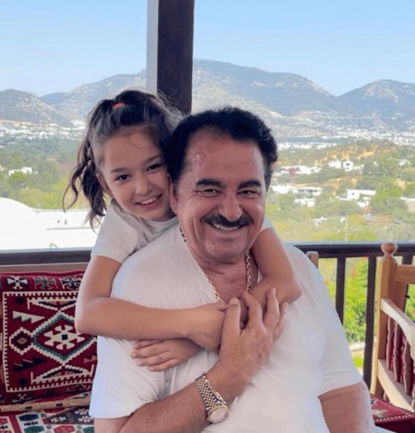 İbrahim Tatlıses kızı Elif Ada'yı elleriyle besledi!
