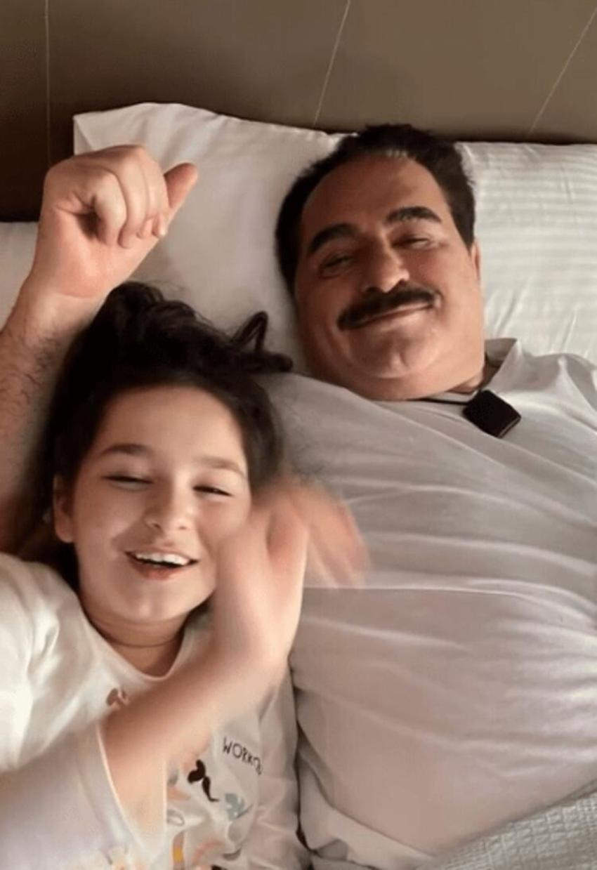 İbrahim Tatlıses kızı Elif Ada'yı elleriyle besledi!