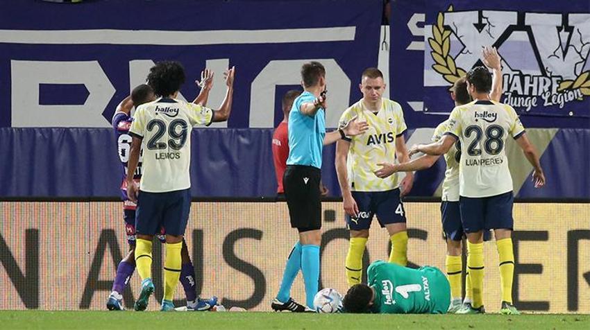 Austria Wien - Fenerbahçe maçına damga vuran olay! Altay Bayındır bir anda yere yığıldı