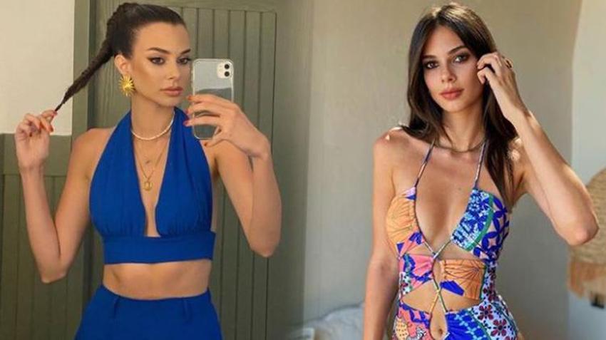 Deren Talu mor bikinisiyle plajda pozlarını paylaştı, yorum yağdı! 'Mükemmel zariflik'