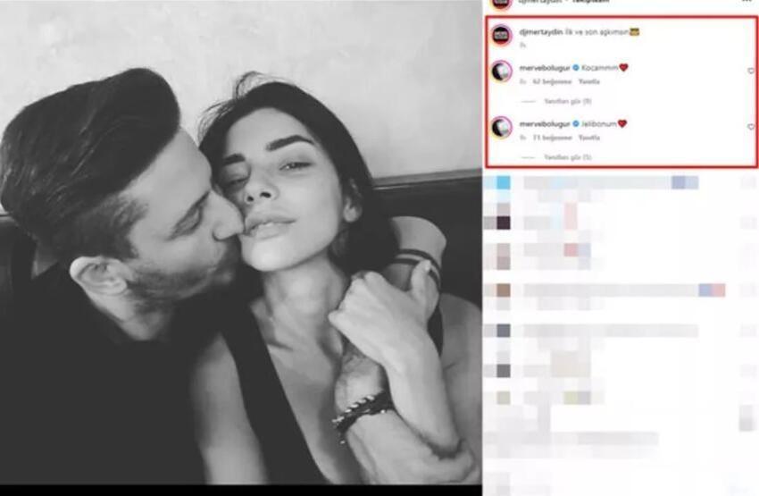 Merve Boluğur ve Mert Aydın'dan aşk dolu paylaşım! 'İlk ve son aşkımsın'