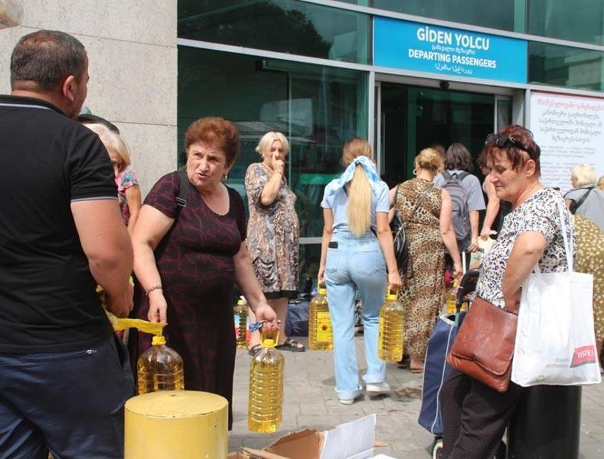 Gürcüler yağ için geliyor  
