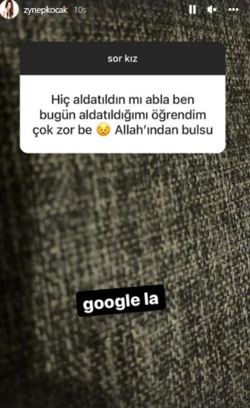 Zeynep Koçak'tan flaş ihanet göndermesi!