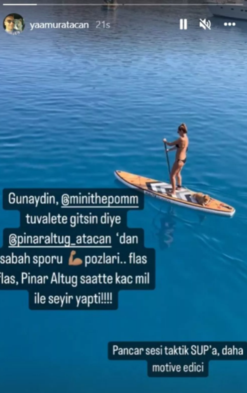 Yağmur Atacan eşi Pınar Altuğ'u paylaştı! Fiziğiyle büyüledi