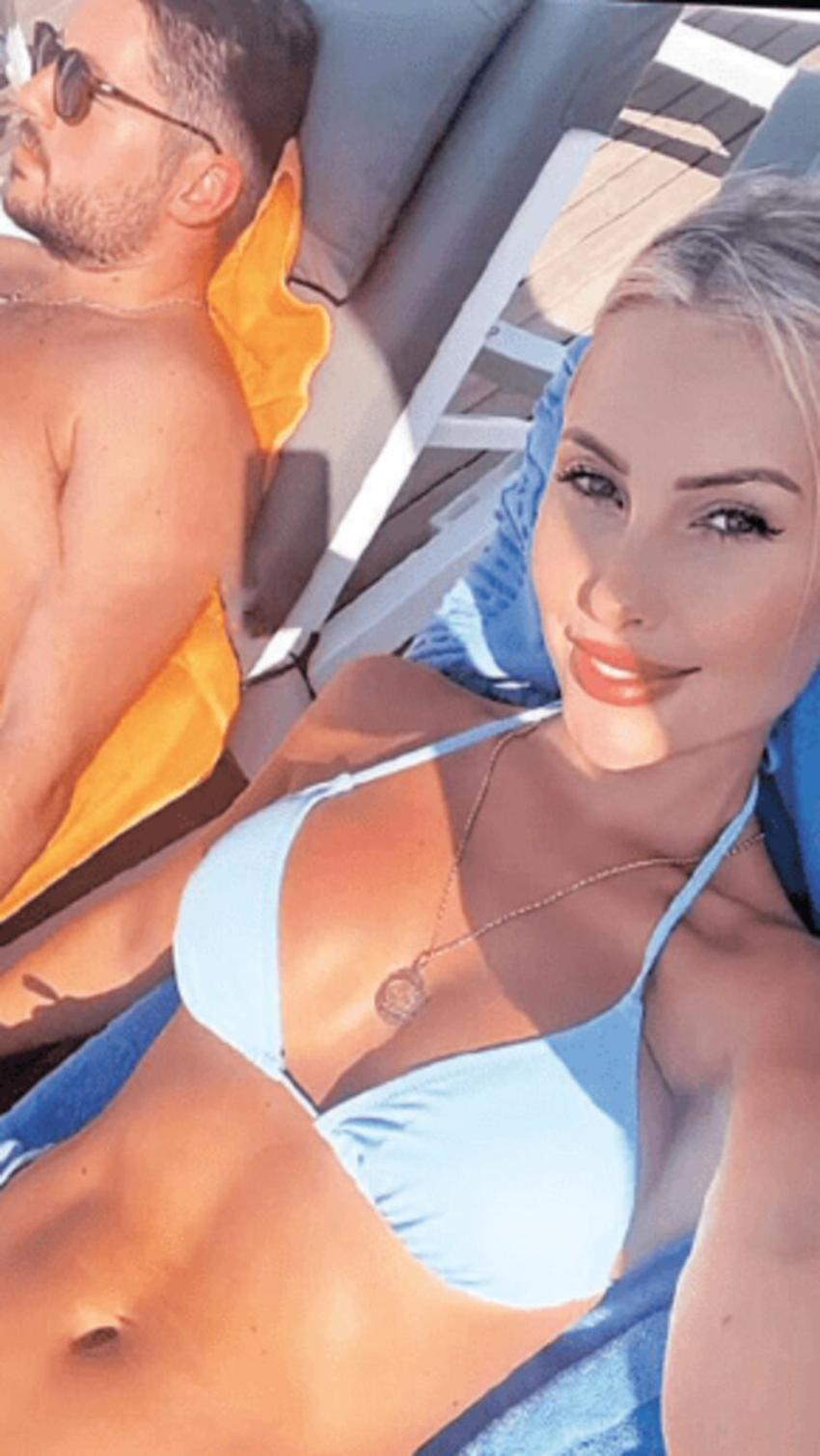 Chloe Loughnan sevgilisiyle iskelede romantik anlar yaşadı!