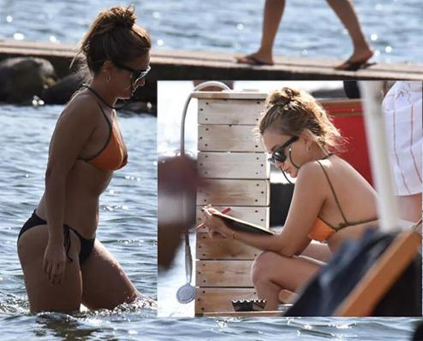 Damla Sönmez tatilin tadını çıkartıyor! Plajda bol bol kitap okudu