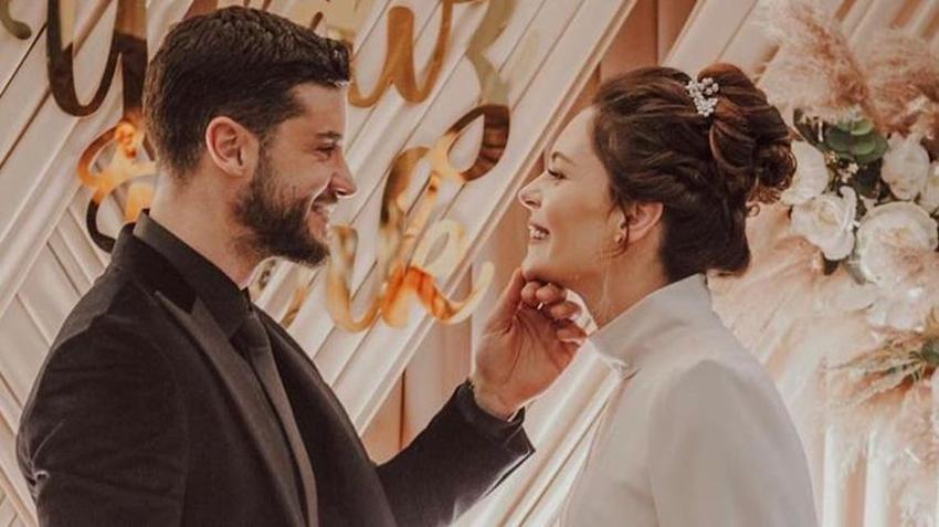 Berk Oktay ile Yıldız Çağrı Atiksoy kına gecesi yaptı! "Benim güzel gelinim"