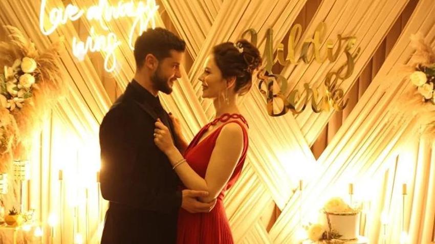 Berk Oktay ile Yıldız Çağrı Atiksoy kına gecesi yaptı! "Benim güzel gelinim"