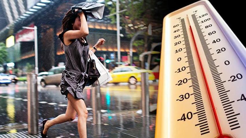 Soğuk hava ve şiddetli yağış geliyor! Sıcaklık 6 derece düşecek, Meteoroloji'den kritik uyarı