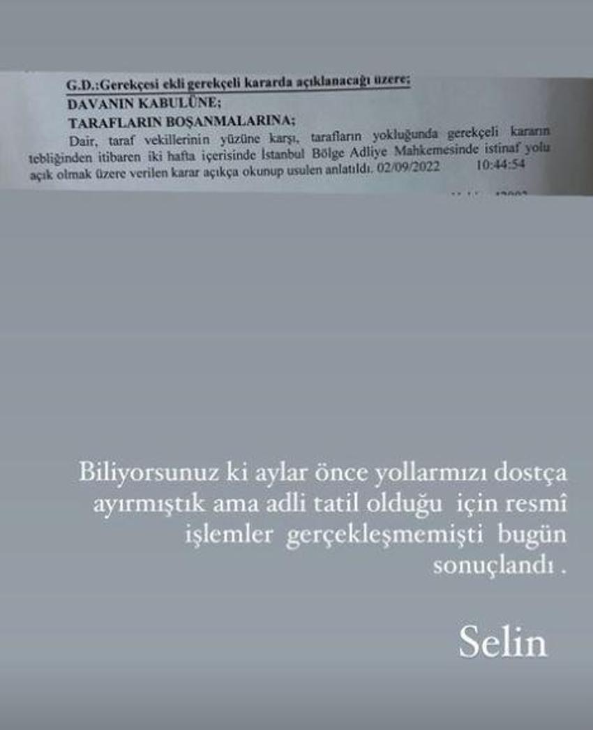 Selin Ciğerci ile Gökhan Çıra ikinci kez boşandı!