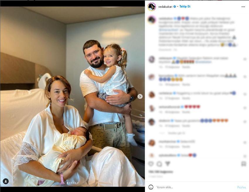 Seda Bakan’ın ikinci kızı Ela’dan ilk kare geldi: Kardashian ailesine doğru gidiyoruz