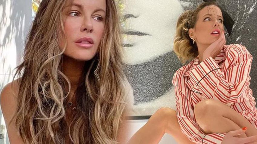 Kate Beckinsale minik bikinisiyle nefes kesti! Sosyal medyada gündem oldu