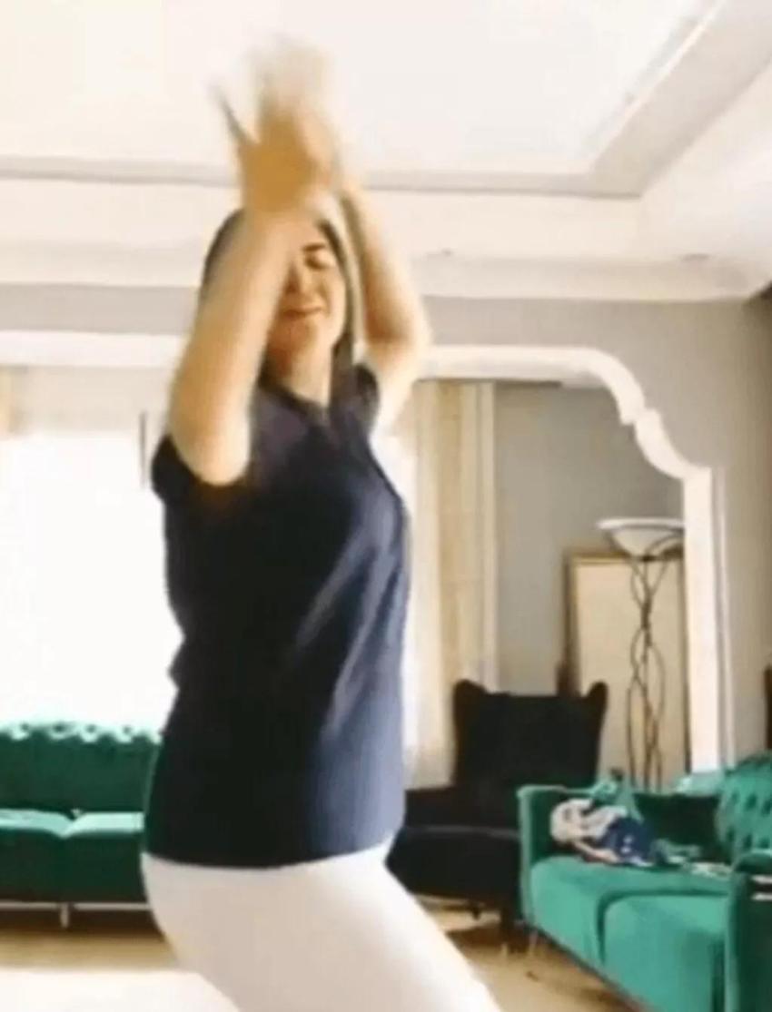 Fenomen gelin adayı Hanife Gürdal yine olay oldu! Kalça dansı çok konuşuldu