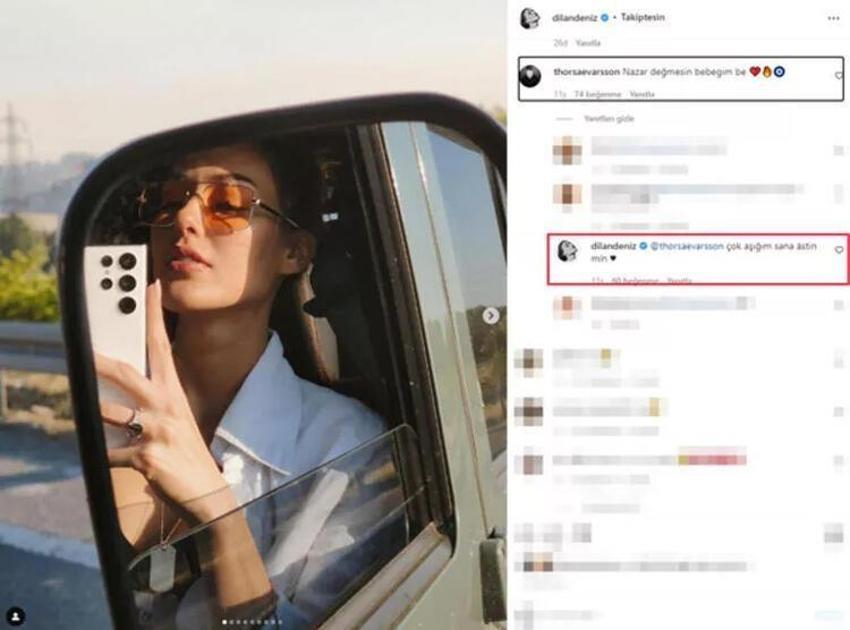 Dilan Çiçek Deniz sevgilisi Thor'u öve öve bitiremedi: 'Sevgisini korkmadan gösteriyor'