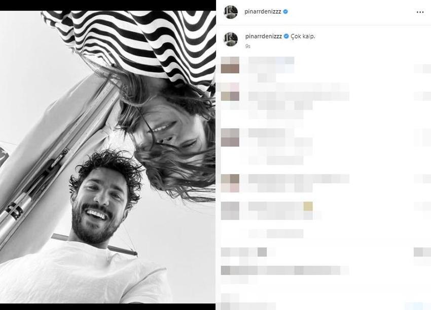 Kaan Yıldırım ve Pınar Deniz çiftinden ilk fotoğraflar geldi! Aşk pozları