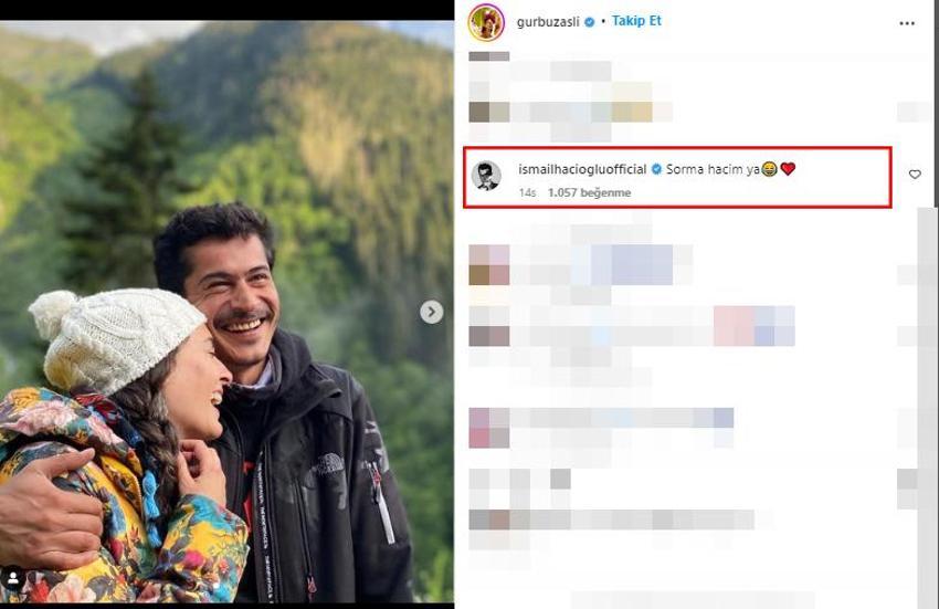 Aslıhan Gürbüz ve İsmail Hacıoğlu çiftinden yeni kare!