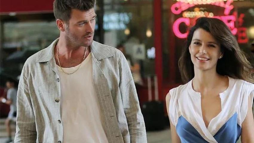 Beren Saat ve Kıvanç Tatlıtuğ yıllar sonra yeniden bir araya geldi! Film çekiminden kareler geldi