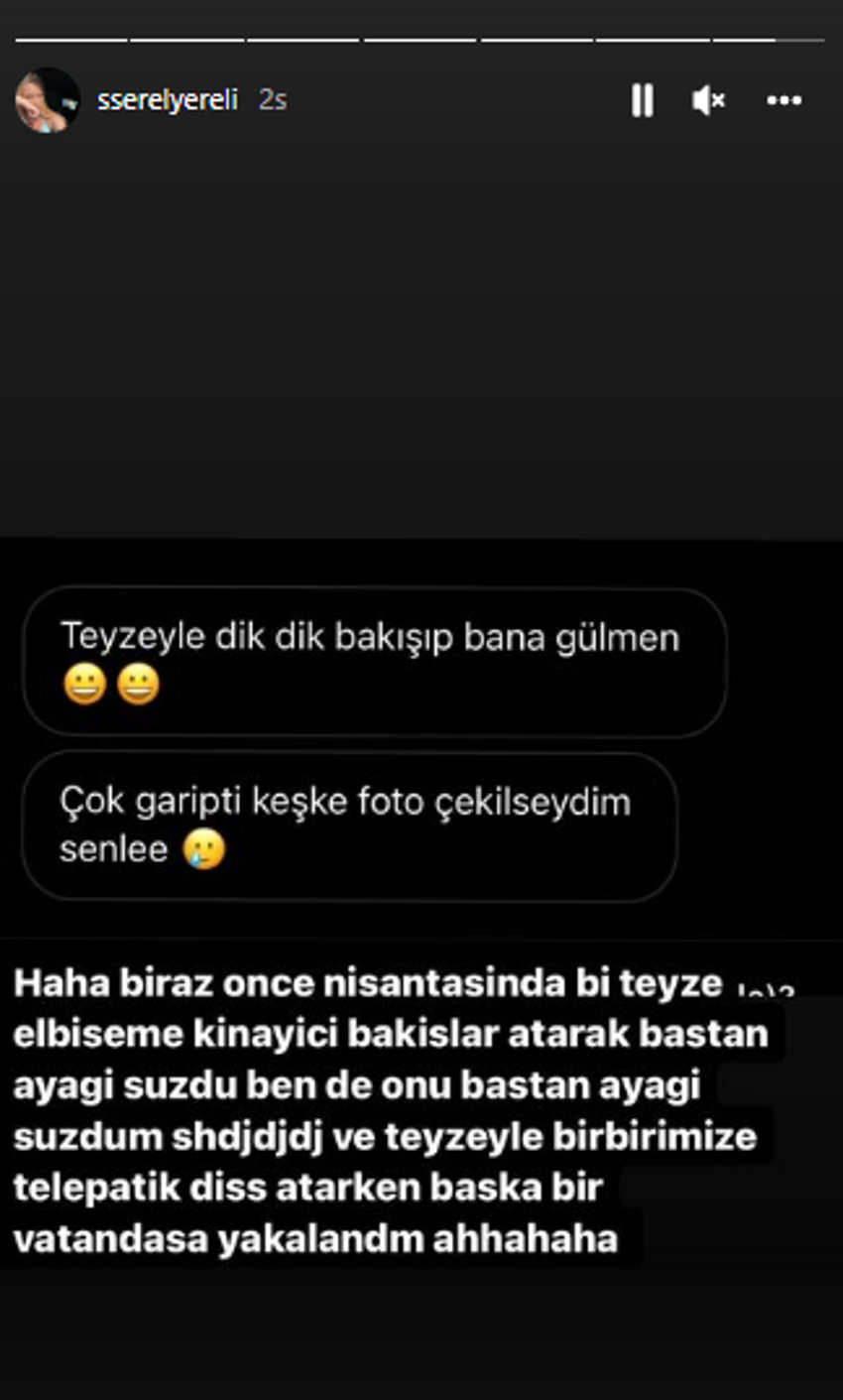 Serel Yereli başına gelen ilginç olayı sosyal medyadan paylaştı!