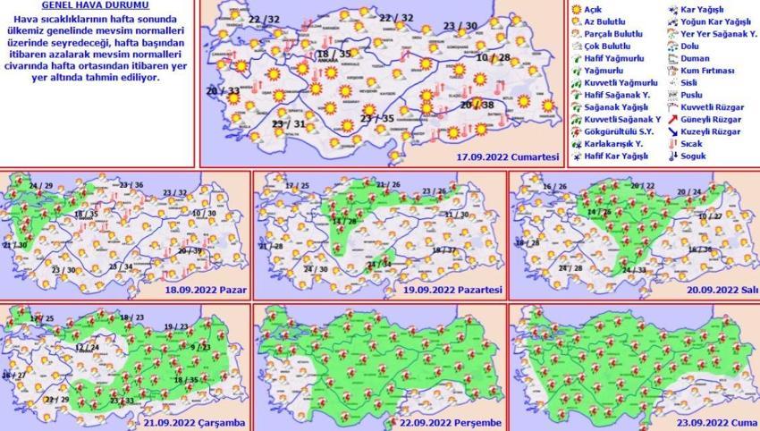Meteoroloji son dakika duyurdu! Sıcaklık aniden düşüyor, 6 gün sürecek şiddetli yağmur geliyor! Günü belli oldu
