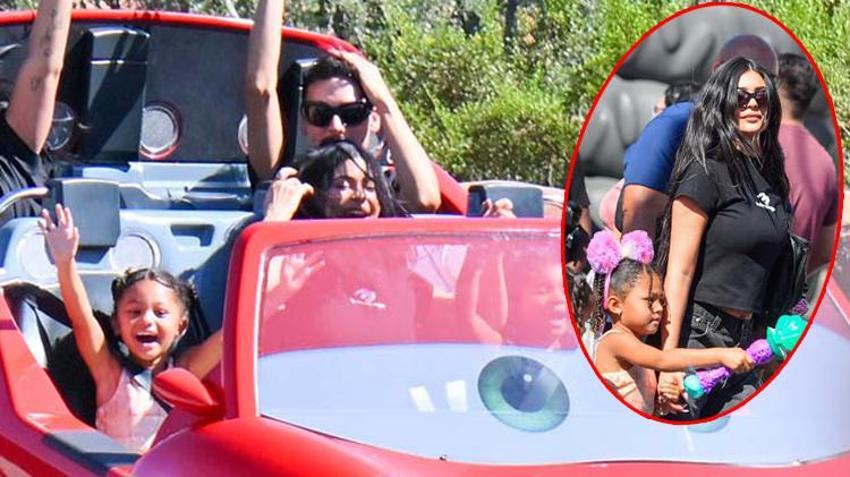 Kylie Jenner eğlence parkında! 'Kötü anne' imajıyla anılıyordu
