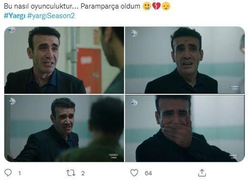 Yargı dizisi yeni sezon ilk bölümüyle damga vurdu! 'Bebekler gibi ağladım'