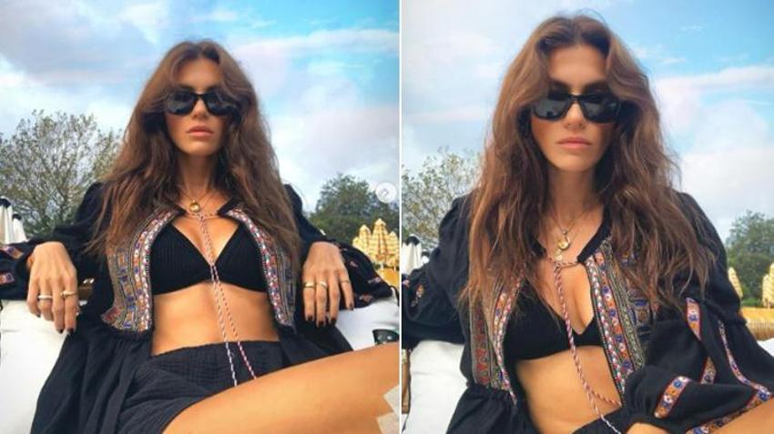 Yüsra Geyik formunu koruyor! Boks karelerini paylaştı