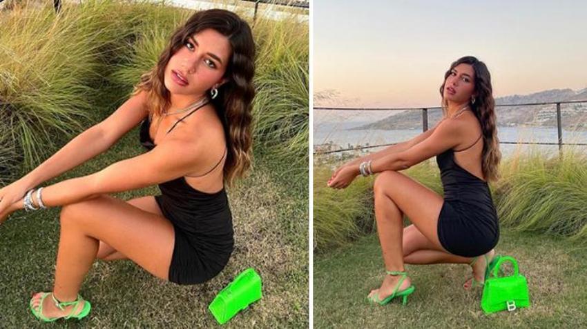 Fenomen Sibil Çetinkaya derin göğüs dekolteli pozuyla olay yarattı!