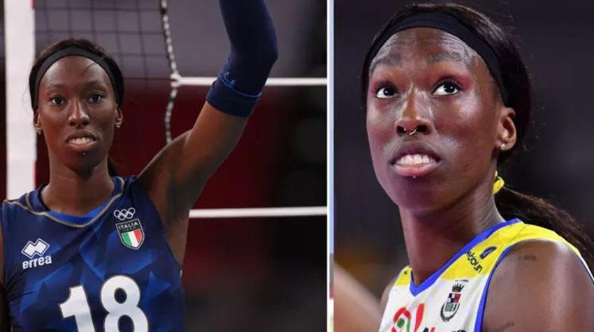 Vakıfbank'ın yıldız pasör çaprazı Paola Egonu'ya ırkçılık şoku! Canlı yayında skandal...