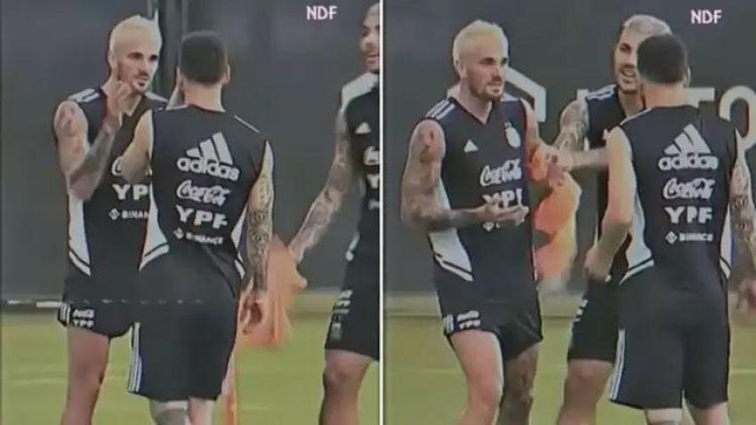 Rodrigo De Paul antrenmanda tokadını yediği Lionel Messi'ye maçta kalkan oldu!